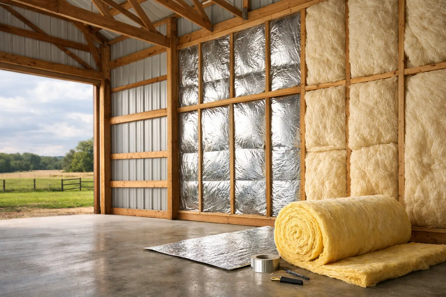 Can a Pole Barn Be Insulated?