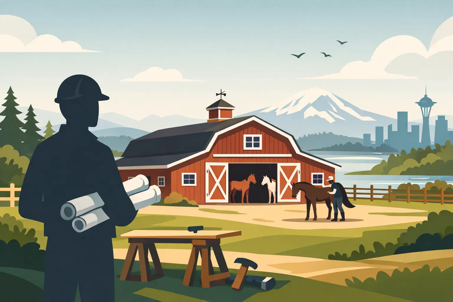 Horse Barn Builder Washington Buyers Trust