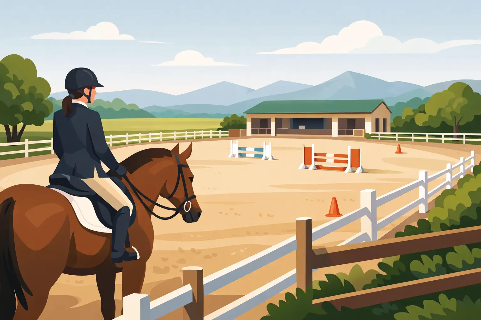 How Wide Should a Riding Arena Be?